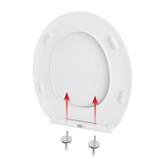 Model 302 Fit WC-tető, Fehér, Duroplast