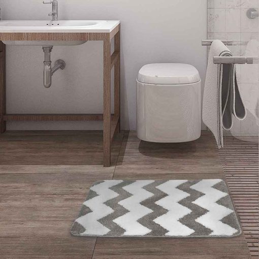 Fürdőszoba szőnyeg, Cikcakk