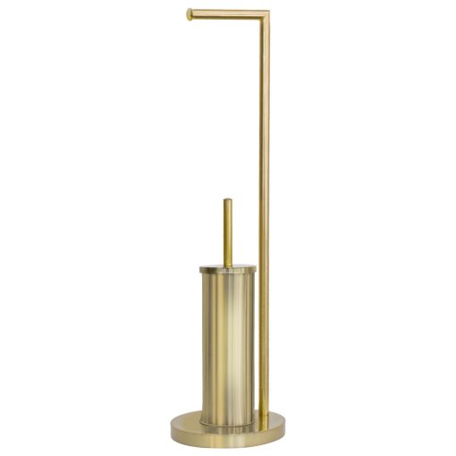 Model 104, arany álló WC-papír tartó WC-kefével