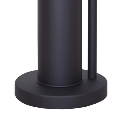 Black Model 104, fekete álló WC-papír tartó WC-kefével