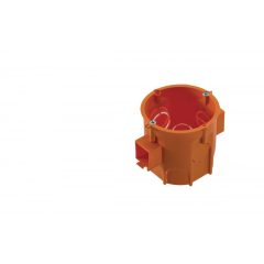   Műanyag szerelvénydoboz csavarokkal, mély, sorolható, narancssárga, 62mm