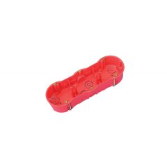   Halogénmentes gipszkarton szerelvénydoboz, PK60 hármas, 45mm, IP30