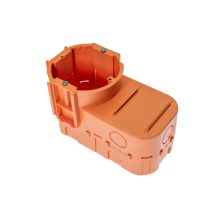 Süllyesztett szerelvénydoboz, 80 mm, Ø68, elektronikához, narancssárga