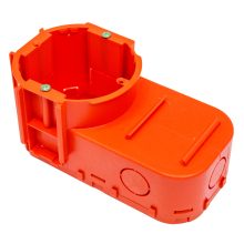 Süllyesztett szerelvénydoboz, 60 mm, Ø68, elektronikához, narancssárga