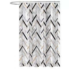 Textil zuhanyfüggöny, Art deco, 180x180cm