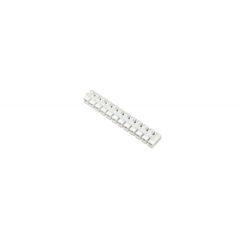   Vágható műanyag sorkapocs, fehér, 12 tagú, 2,5mm2, flexibilis