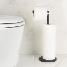 Yoka álló WC-papír tartó, Fekete