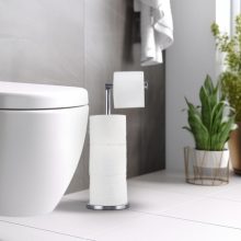Yoka álló WC-papír tartó, Króm