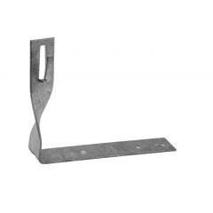   Horganyzott tetőcserép tartó, csavart (hajlítással rögzíthető) Hossz=160mm
